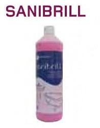 Detergente Sanibrill Propiedad Higienizante Para La De Baño Y Suelo Formula Alto Brillo Botella